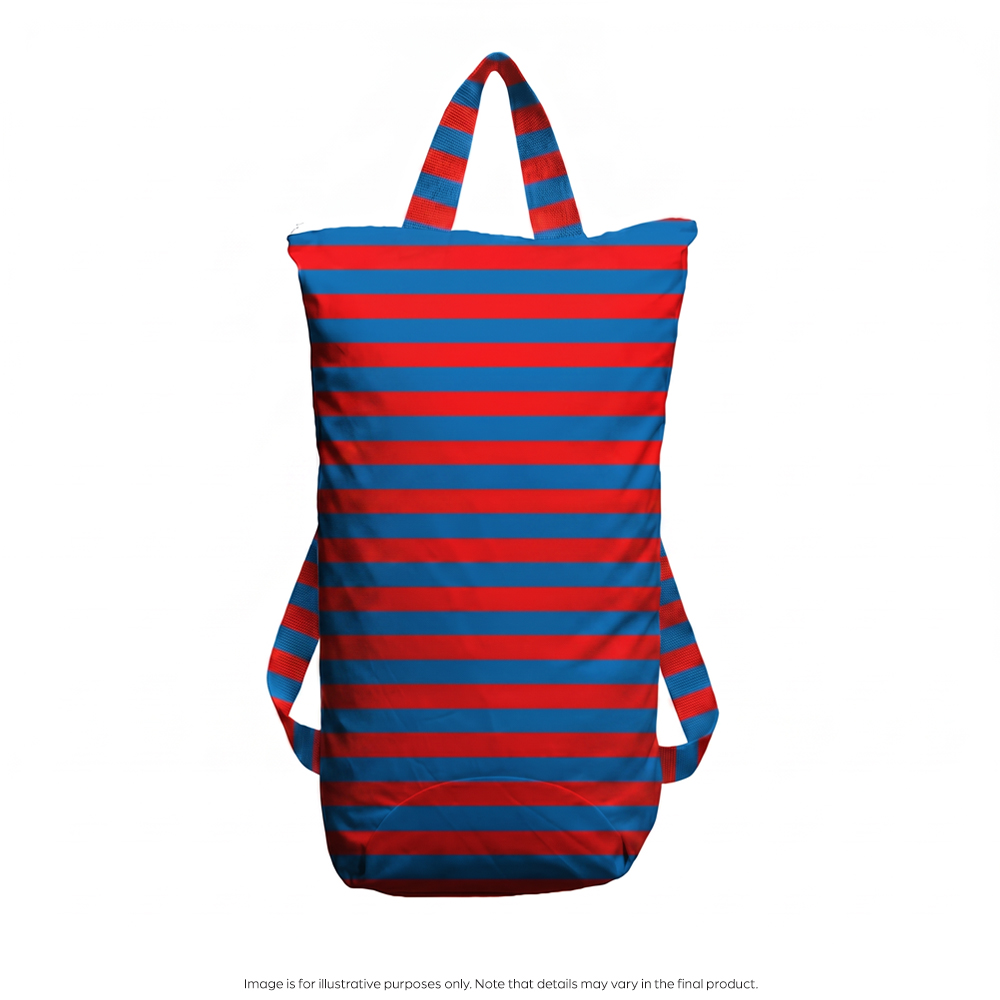 Nestling Large Swim Bag - Red Royal Stripe