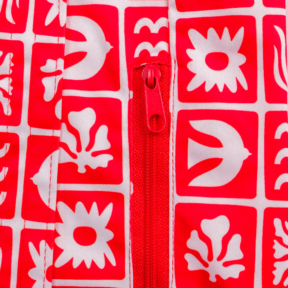 Nestling Large Swim Bag - Red Retro Surf