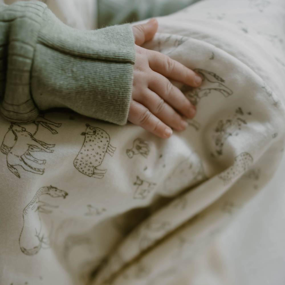 Woolbabe 3 Season Front Zip Sleeping Bag - Farmyard