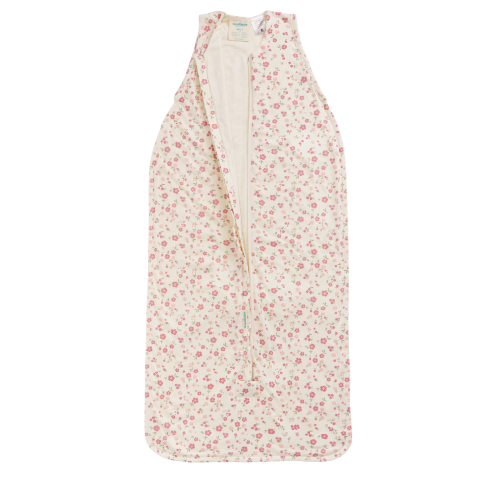 Woolbabe 3 Season Front Zip Sleeping Bag - Vintage Bloom