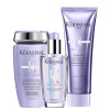 Kérastase Blond Absolu Ultraviolet Shampoo, Conditioner and Oil Trio for Brightening Blonde Hair