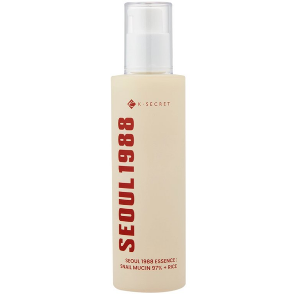 K-Secret Seoul 1988 Essence: Snail Mucin 97% + Rice 100ml