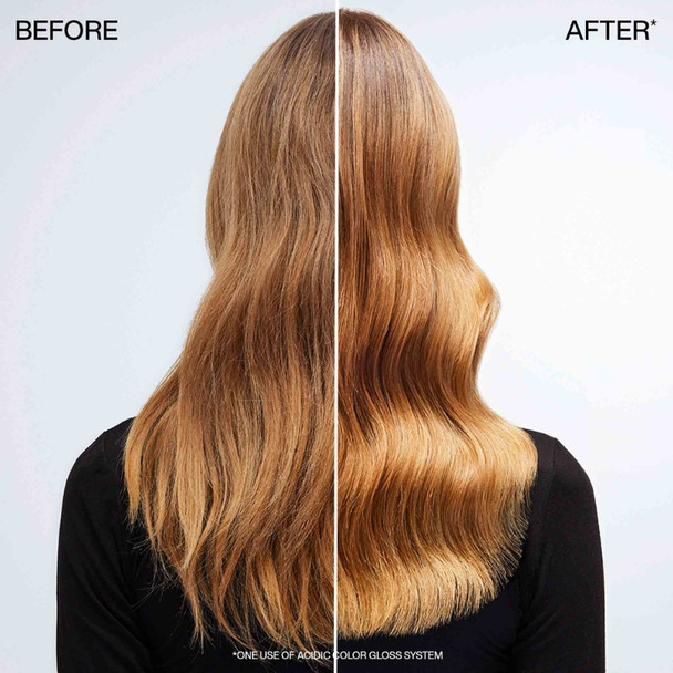 Redken Acidic Color Gloss Heat Protection Treatment 200ml Before/after