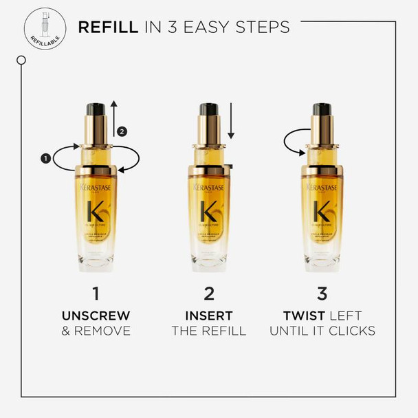 Kérastase Elixir Ultime Hair Oil L'Huile Originale Refillable 75ml How to