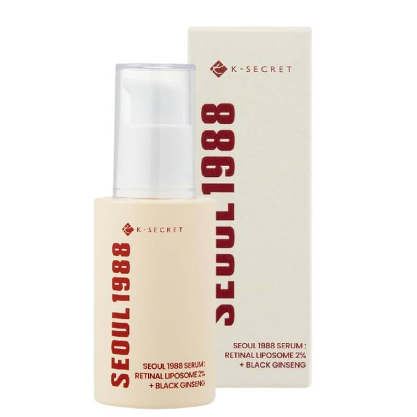 KSECRET SEOUL 1988 Serum - Retinal Liposome 2% + Black Ginseng 30ml KSECRET SEOUL 1988 Serum - Retinal Liposome 2% + Black Ginseng 30ml