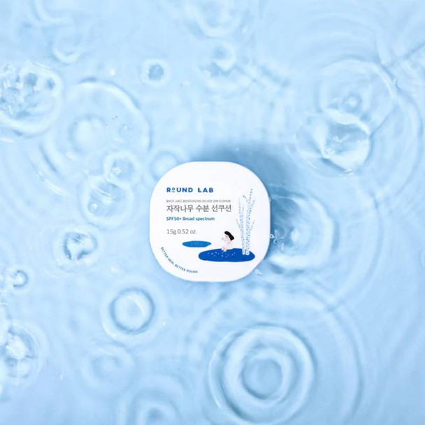 Round Lab Birch Juice Moisturising Sun Cushion SPF50+ 15g 3