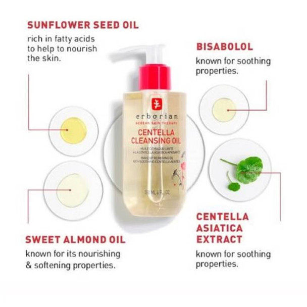 Erborian Centella Cleansing Oil 180ml 3