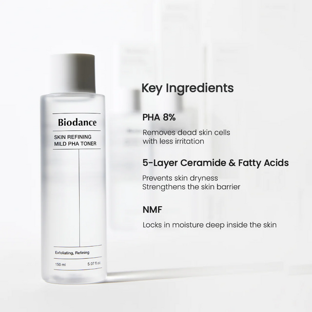 Biodance Skin Refining Mild PHA Toner 150ml