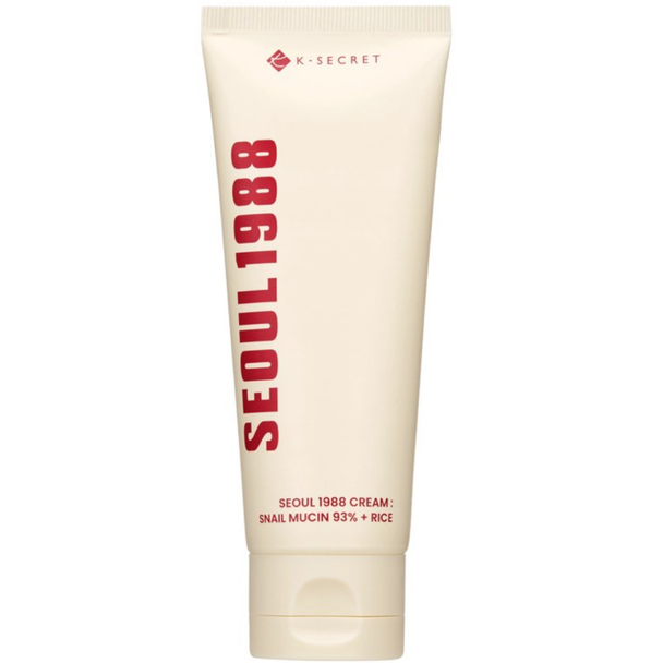 K-Secret Seoul 1988 Cream: Snail Mucin 93% + Rice 100ml