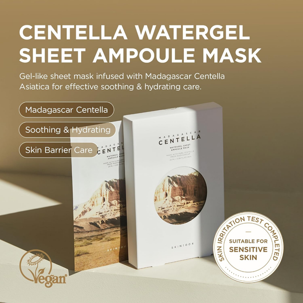 Skin1004 Madagascar Centella Watergel Ampoule Sheet Mask 25ml