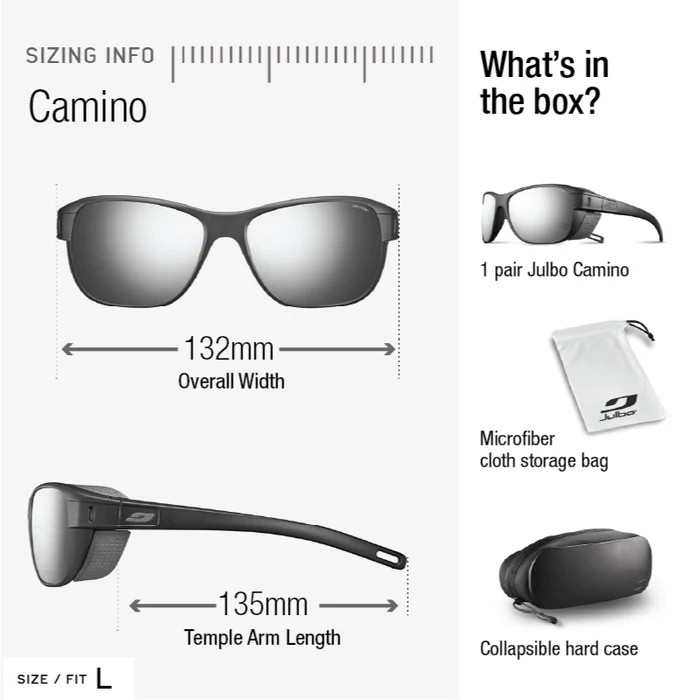 Julbo Camino Matte Black / Blue - Ragged Mountain Equipment