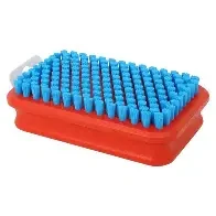 T160B Brush rect., fine blue nylon