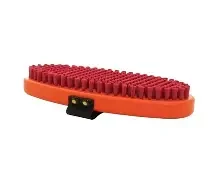 T190O Brush Oval, fine red nylon