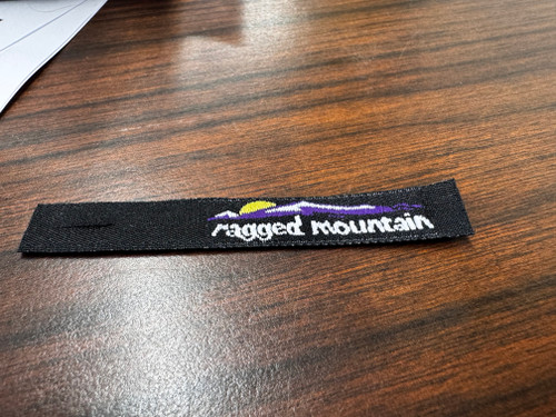 Ragged Woven Fabric Zipper Pull