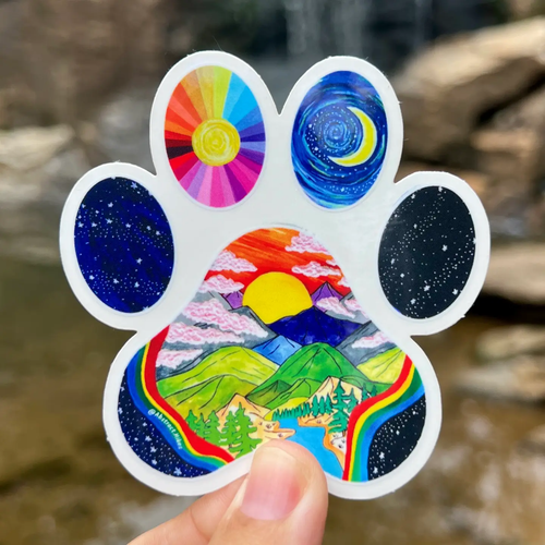 Paw Power Sticker