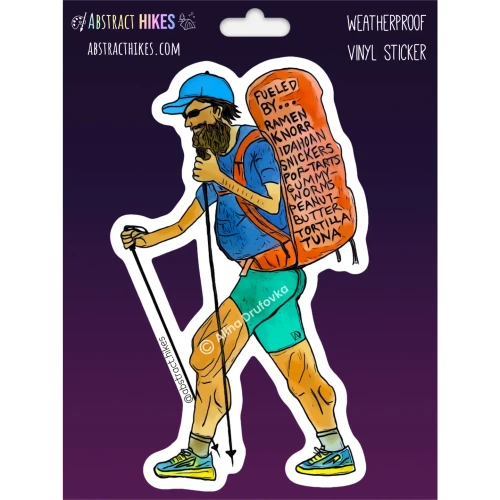 Hiker Diet Sticker