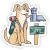 NH Dog MW Summit Sticker