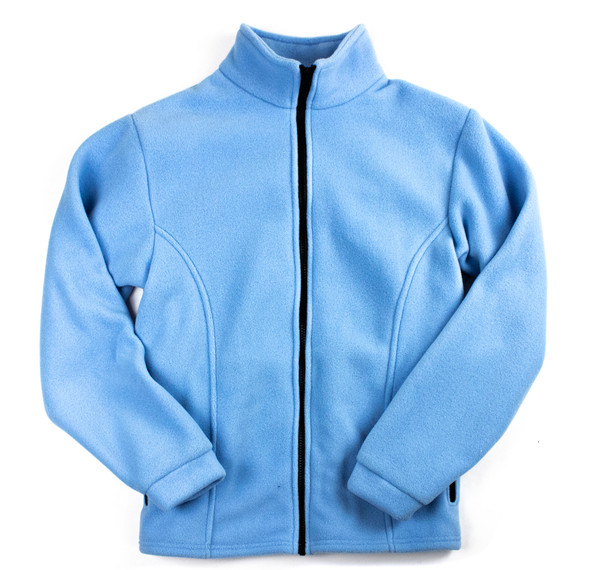 Blue Fleece Women's Jacket Made in USA
