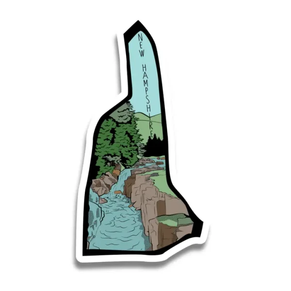 New Hampshire State Sticker