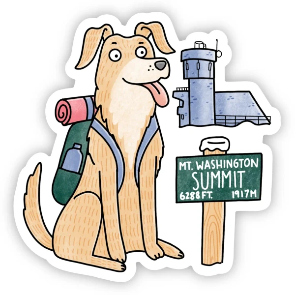 NH Dog MW Summit Sticker