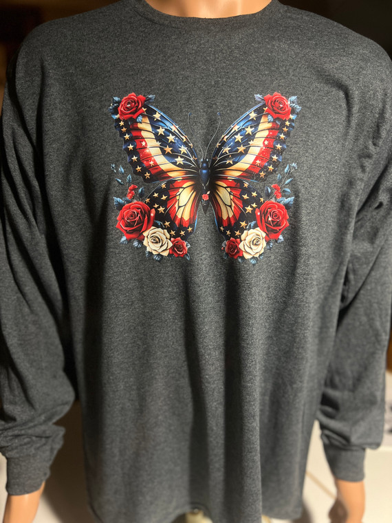 PATRIOTIC BUTTERFLY ROSE
