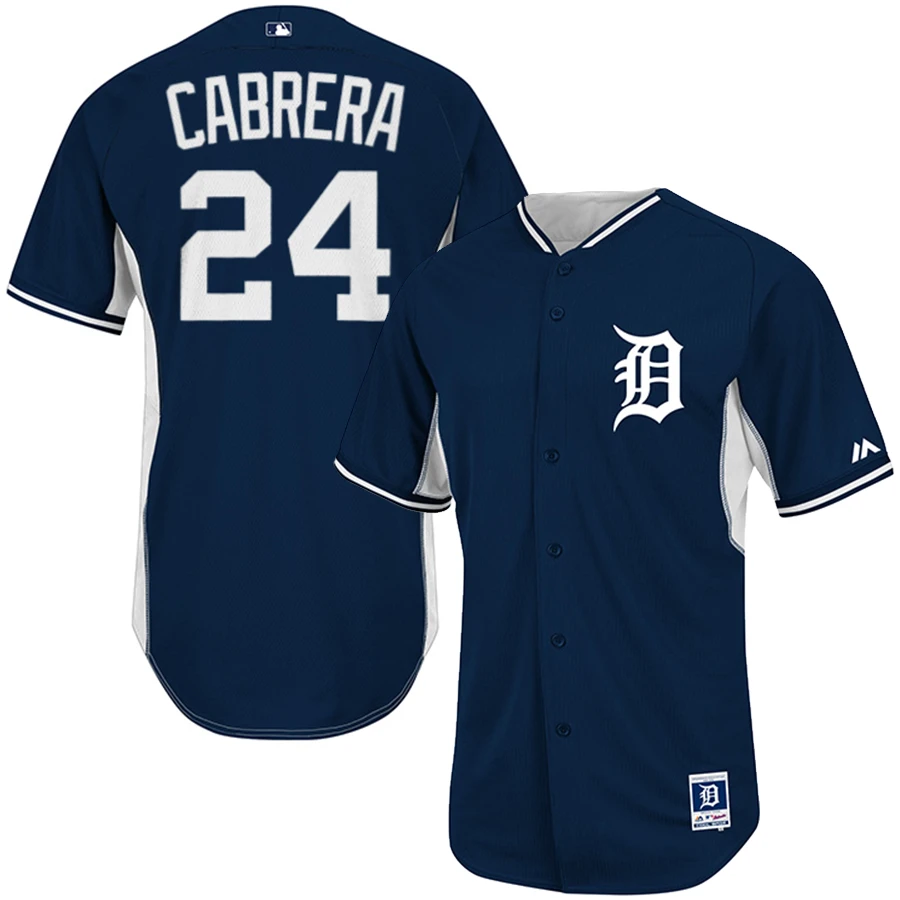 Miguel Cabrera Detroit Tigers Majestic Authentic Cool Base Home