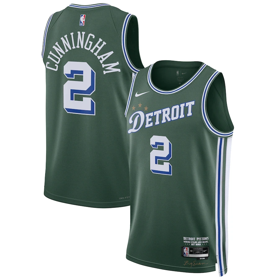 Cade Cunningham Detroit Pistons Nike 2022-23 City Edition Swingman