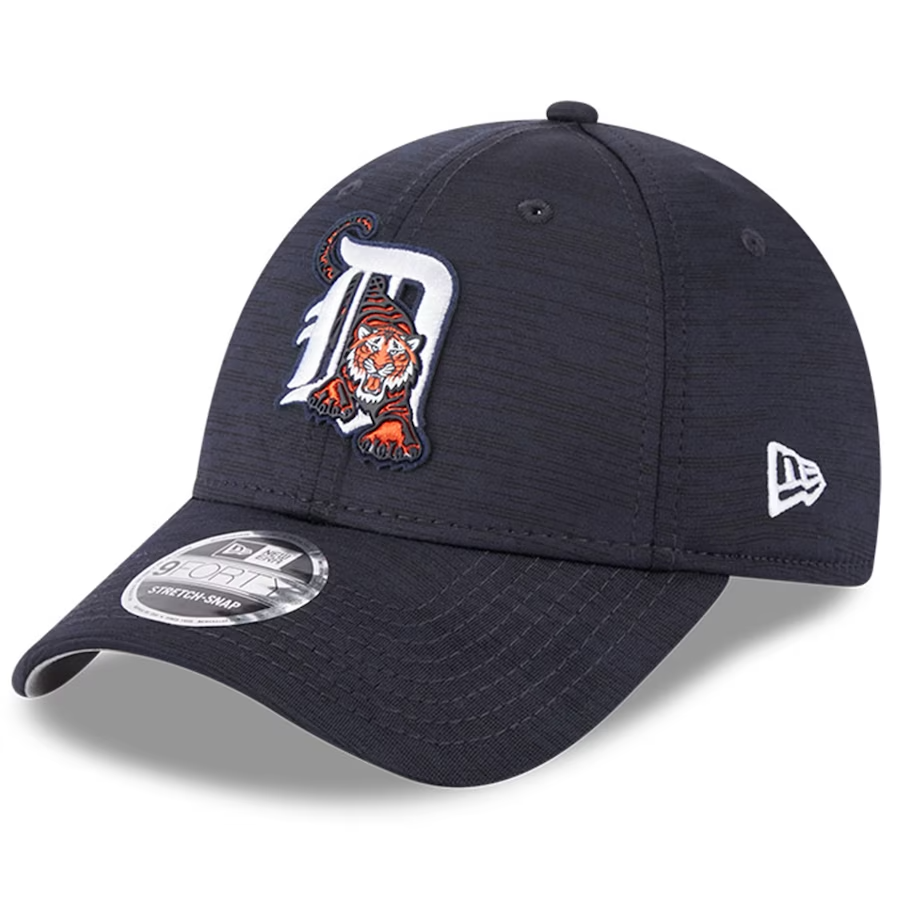 Detroit Tigers New Era 2023 Clubhouse 9Forty Snapback Hat - Navy