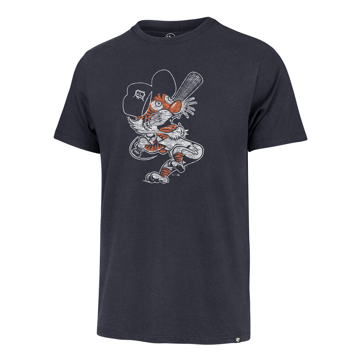 Detroit Tigers '47 Cooperstown Swinging Kitty Franklin T-Shirt - Navy
