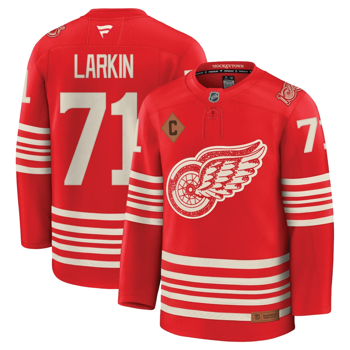 Dylan Larkin Detroit Red Wings Fanatics Centennial Premium Jersey