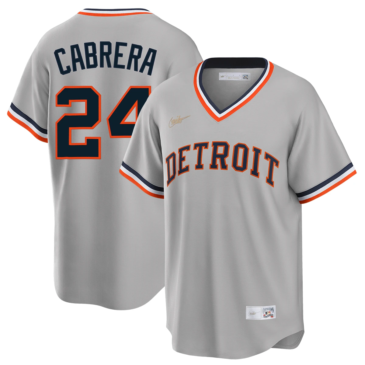 希少 Detroit Tigers MIGUEL CABRERA ユニフォーム Miguel Cabrera Detroit Tigers Nike Cooperstown Collection Replica
