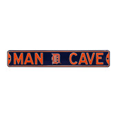 Authentic Street Signs Detroit Tigers Man Cave Metal Street Sign