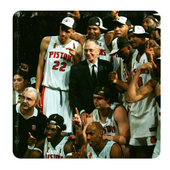 Detroit Pistons Team Stone Tile Coaster