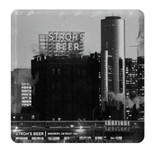 Stroh’s Beer Stone Tile Coaster