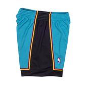 Detroit Pistons Mitchell & Ness Hardwood Classics Swingman Shorts - Teal