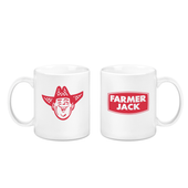 MI Culture White Farmer Jack Coffee Mug