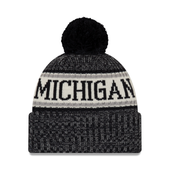 New Era Michigan Wolverines Navy Sport Knit Hat