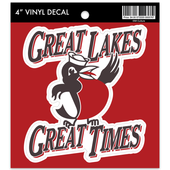MI Culture Great Lakes Great Time Robin Vinyl Decal