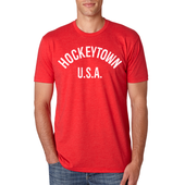 Motor City Bad Boys Red Hockeytown U.S.A. Short Sleeve T-Shirt