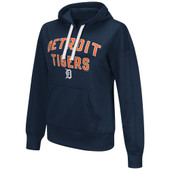 G-III Detroit Tigers Women's Navy Championship Pullover Hoodie