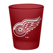 Boelter Detroit Red Wings Red Frosted Shot Glass