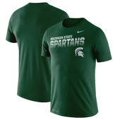 Nike Michigan State Spartans Green Dri-FIT Sideline Legend Performance T-Shirt