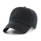 47 Brand Detroit Tigers Black Clean Up Adjustable Hat