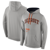 Nike Detroit Tigers Gray Cooperstown Performance Pullover Hoodie