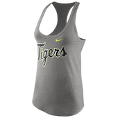 Nike Detroit Tigers Women's Gray Tri-Blend Chrome Radness Tank Top