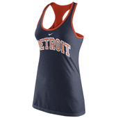 Nike Detroit Tigers Women's Navy Dri-Blend Cooperstown Tank Top