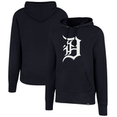 47 Brand Detroit Tigers Youth Slate Gray Cooperstown Team Logo Imprint  Sport Pullover Hoodie