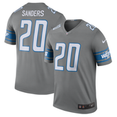 Nike Detroit Lions Steel Barry Sanders Color Rush Legend Jersey