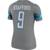 Nike Detroit Lions Women's Steel Matthew Stafford Color Rush Legend Jersey