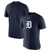 Nike Detroit Tigers Navy Dri-FIT Logo Perfomance T-Shirt